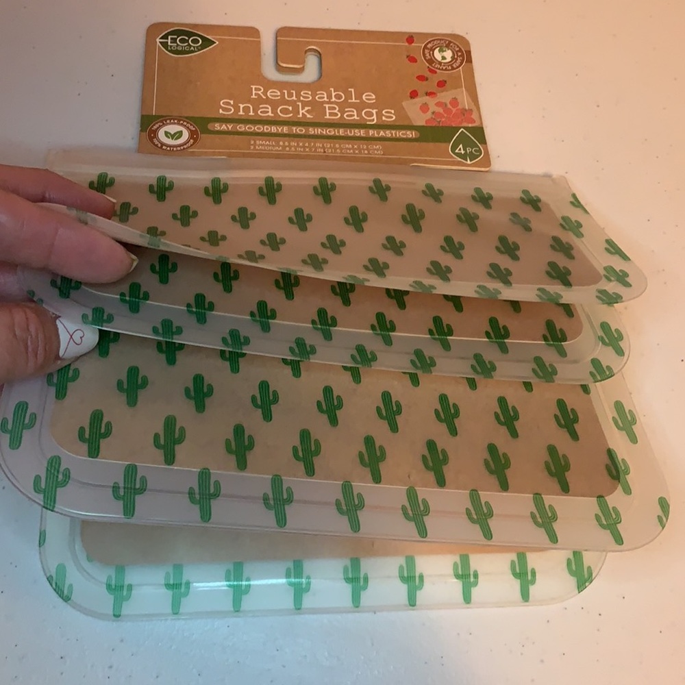- Reusable Snack Bags 4pc ECO Logical